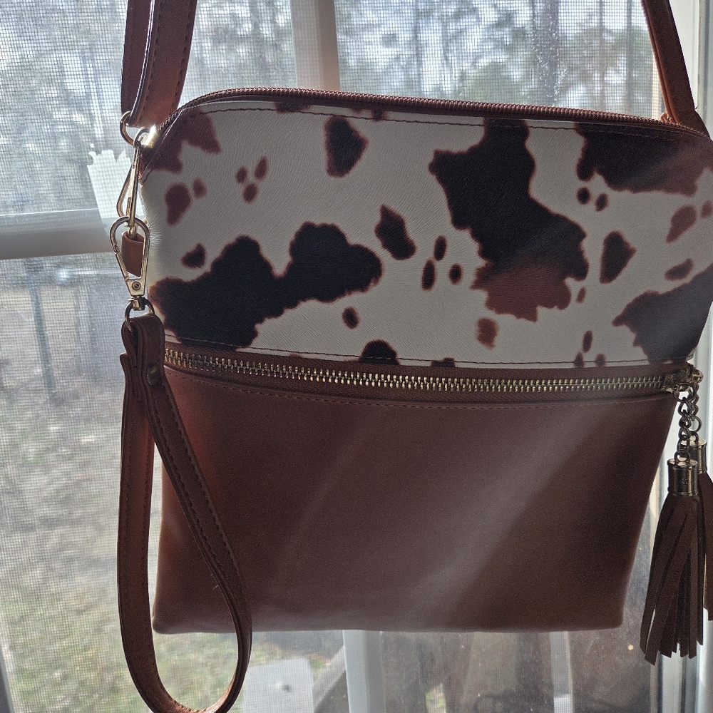 Cow Crossbody